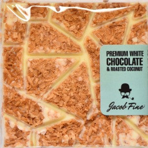 שוקולד לבן וקוקוס קלוי