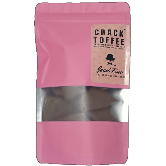 Caramelo Crocante Premium Crack Toffee™ com Amêndoas Torradas e Chocolate ao Leite EUA