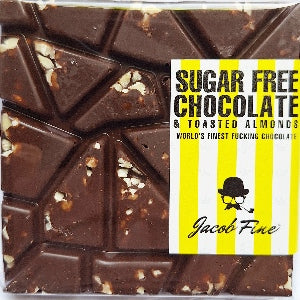 Premium Sugar-Free Toasted Almonds Chocolate EU